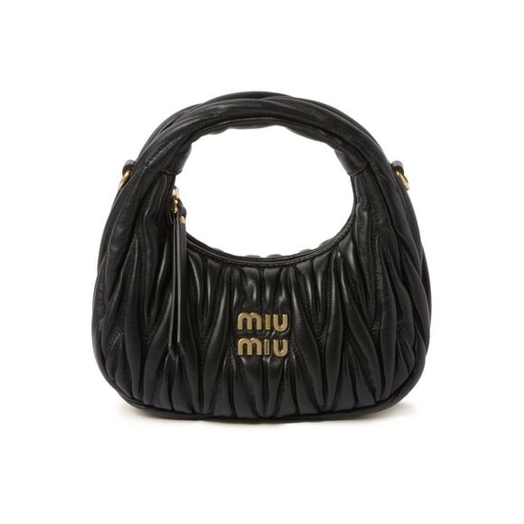 MIU MIU Handbags - MIU MIU WANDER MINI HOBO BAG IN QUILTED NAPPA